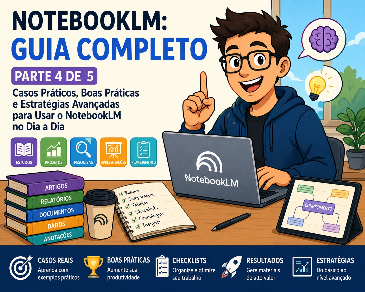 NotebookLM: Guia Completo (Parte 4) – Casos Reais, Integrações e Automação