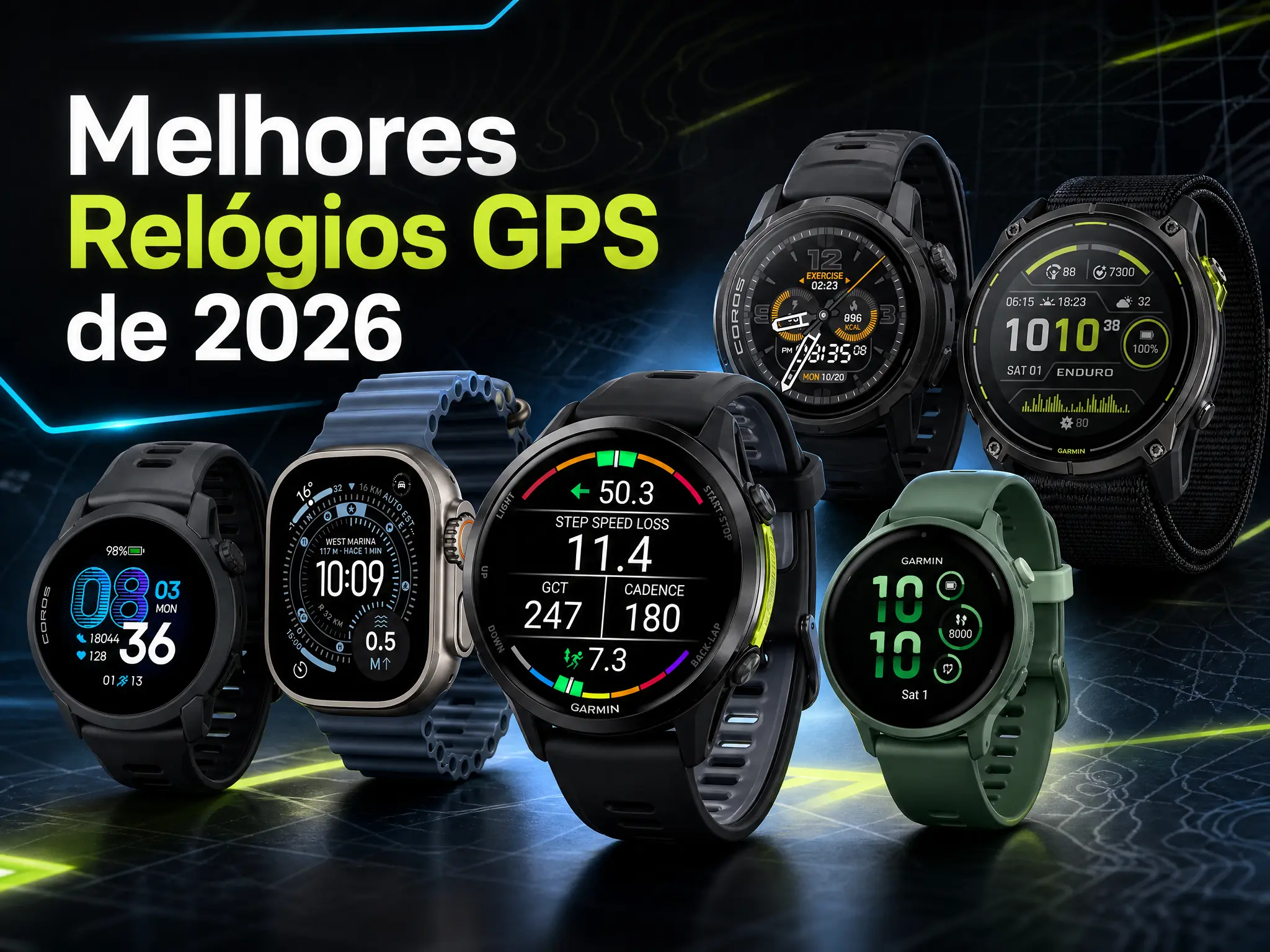 Melhores Relógios GPS de 2026: 6 Modelos para Comprar